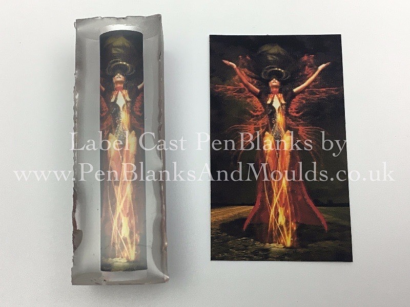 High Priestess - Image/Photo Label Cast Pen Blanks