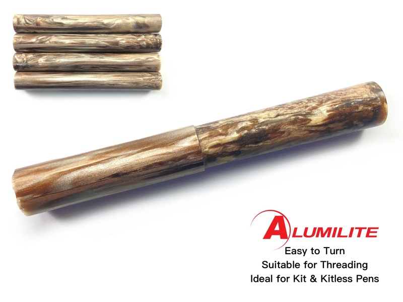Muddy Puddles Alumilite Resin/Acrylic Artisan Pen Blanks