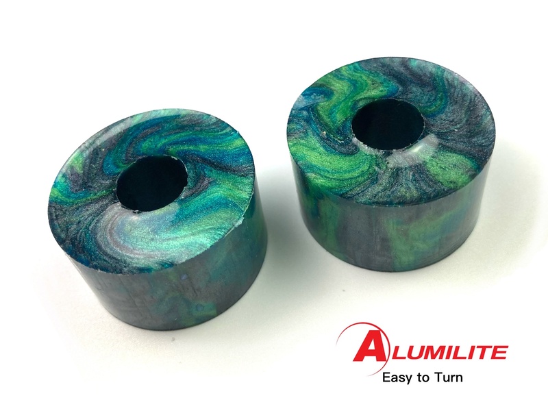 Northern Lights Alumilite Resin/Acrylic Artisan Ring Blanks