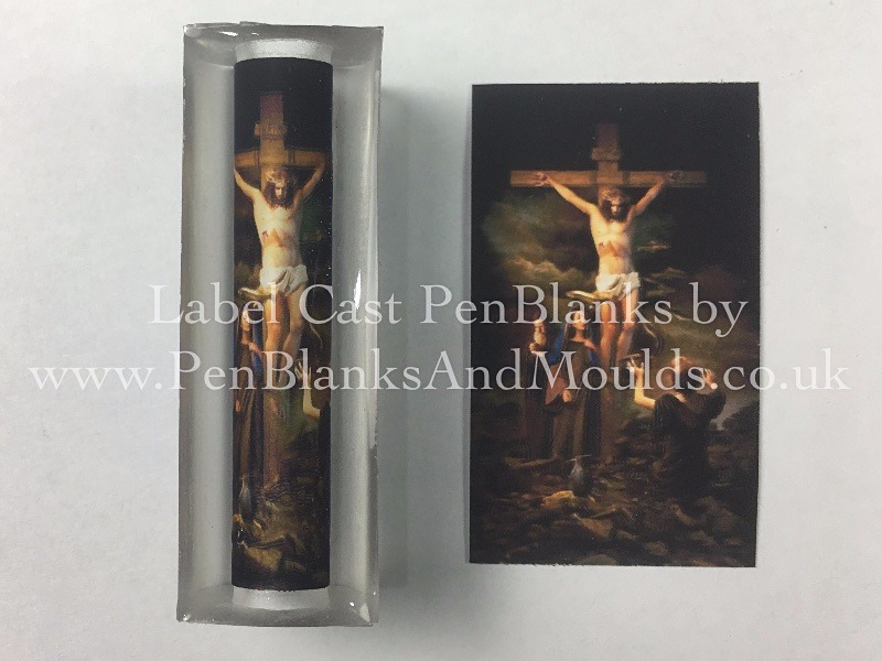 Jesus Christ 02 - Image/Photo Label Cast Pen Blanks