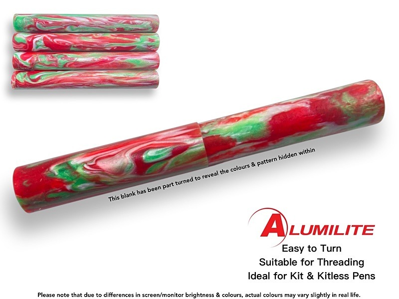 IIalia Alumilite Resin/Acrylic Artisan Pen Blanks