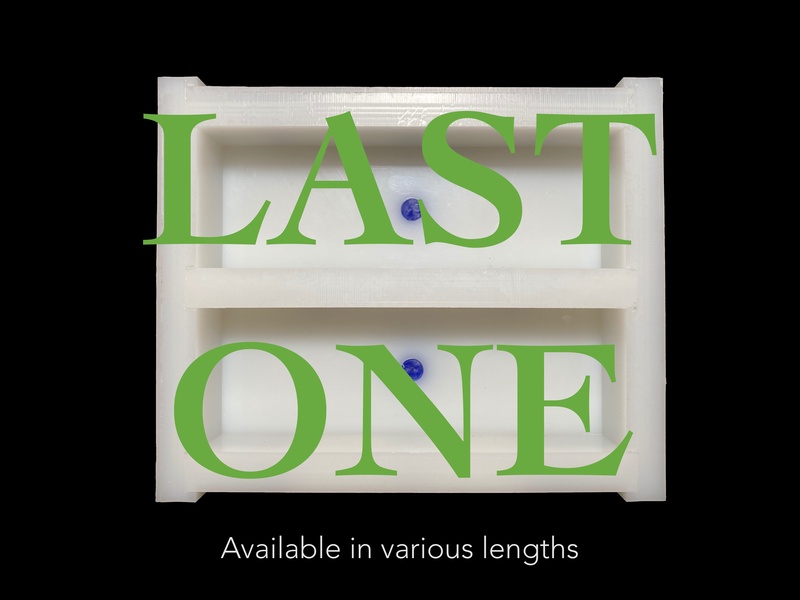 2 Cavity 25mmx50mm HDPE Casting Moulds availablle in various lengths from 130mm to 220mm long