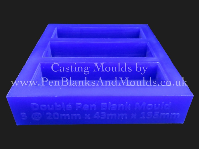 Large Double Silicone Pen Blank Mould