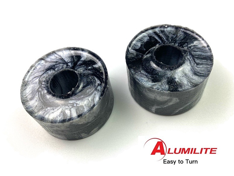 Greyscale Alumilite Resin/Acrylic Artisan Ring Blanks
