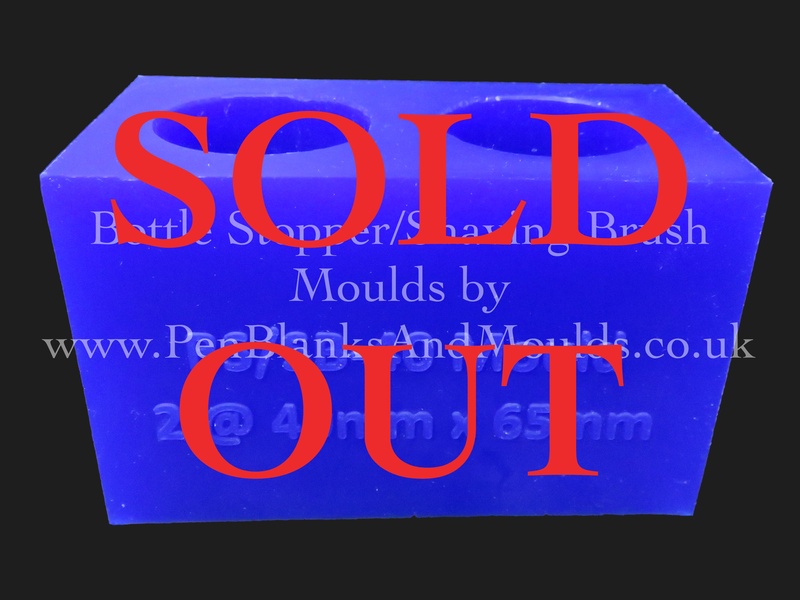 40mm Bottle Stopper or Shaving Brush Silicone Mould