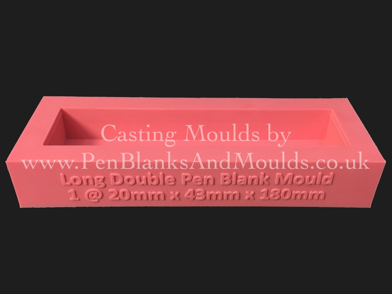 Long Double Silicone Pen Blank Mould