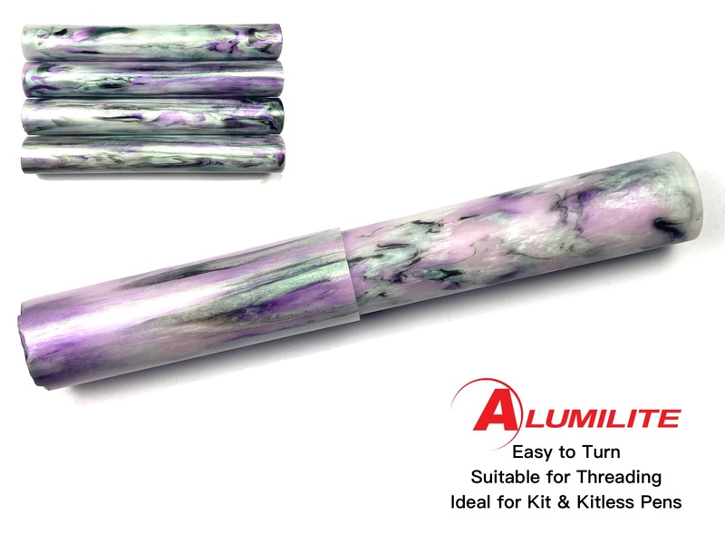 Faux Abalone Alumilite Resin/Acrylic Artisan Pen Blanks
