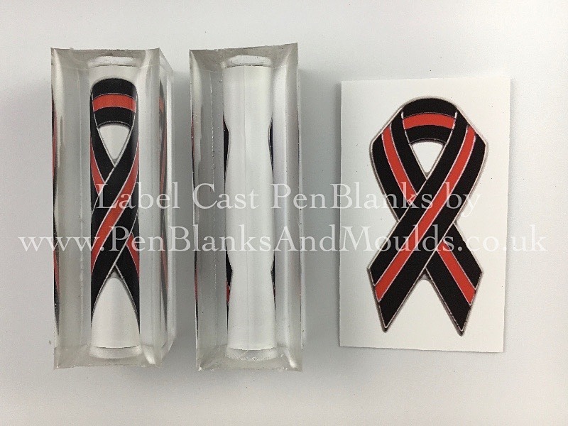 Thin Red Line Ribbon Pen Blank