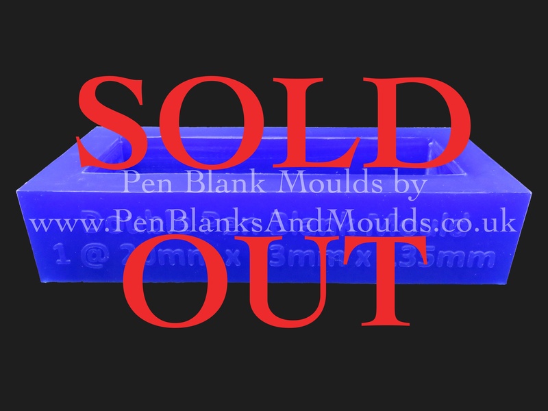 Small Double Silicone Pen Blank Mould