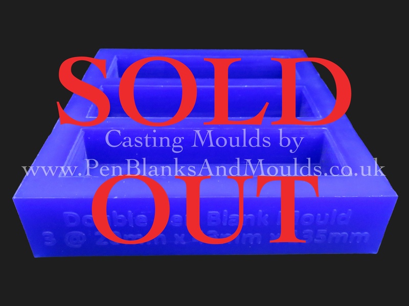 Large Double Silicone Pen Blank Mould