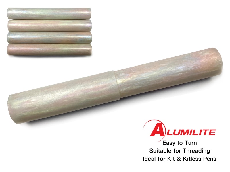 Mother of Pearl Alumilite Resin/Acrylic Artisan Pen Blanks