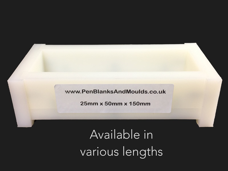 25mmx50mm HDPE Casting Moulds availablle in various lengths from 130mm to 220mm long