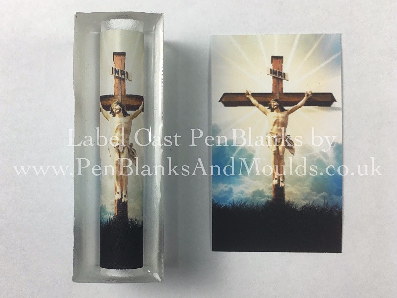 Jesus Christ 01 - Image/Photo Label Cast Pen Blanks