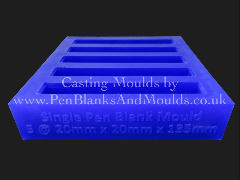 Large Single Silicone Pen Blank Mould