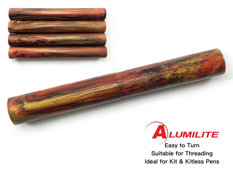 Inferno Alumilite Resin/Acrylic Artisan Pen Blanks