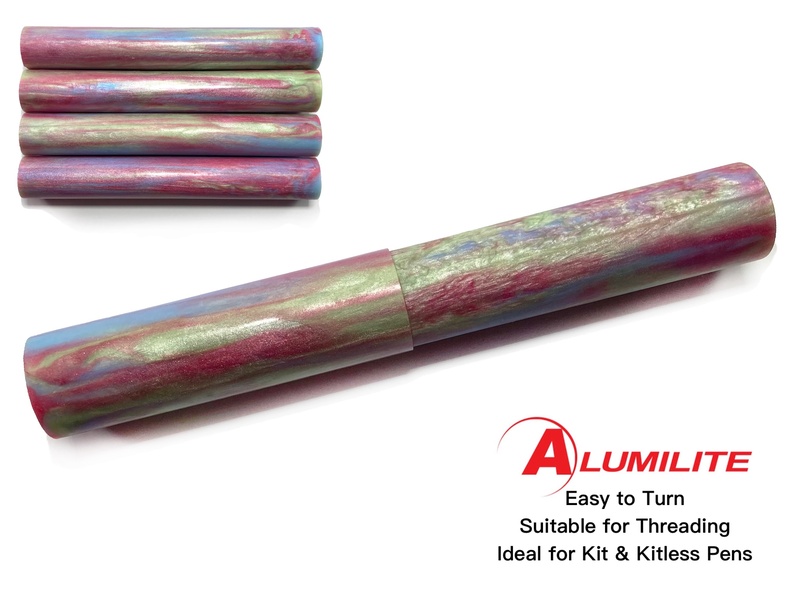 Candyfloss Alumilite Resin/Acrylic Artisan Pen Blanks