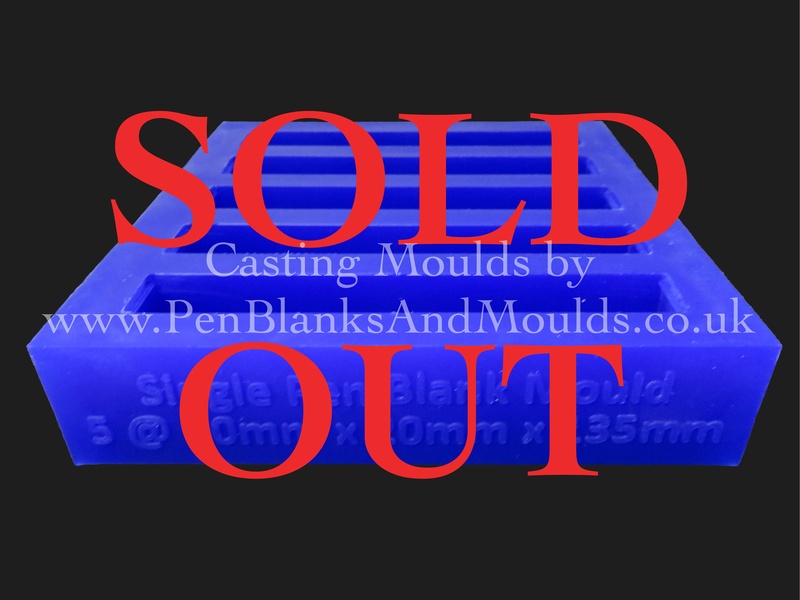 Large Single Silicone Pen Blank Mould