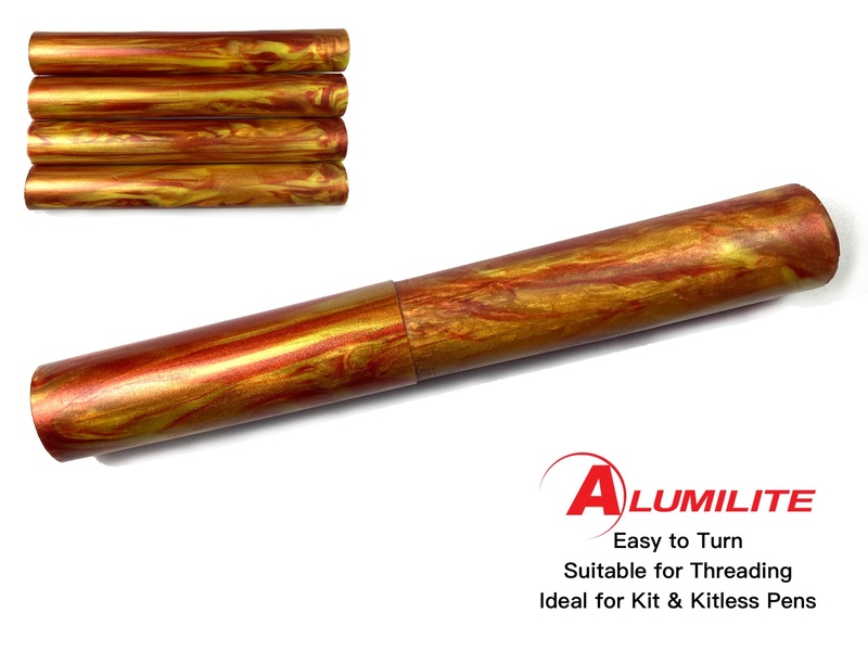 Caramel Custard Alumilite Resin/Acrylic Artisan Pen Blanks