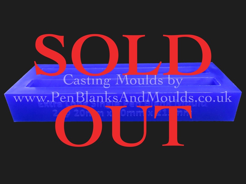 Extra Long Single Silicone Pen Blank Mould