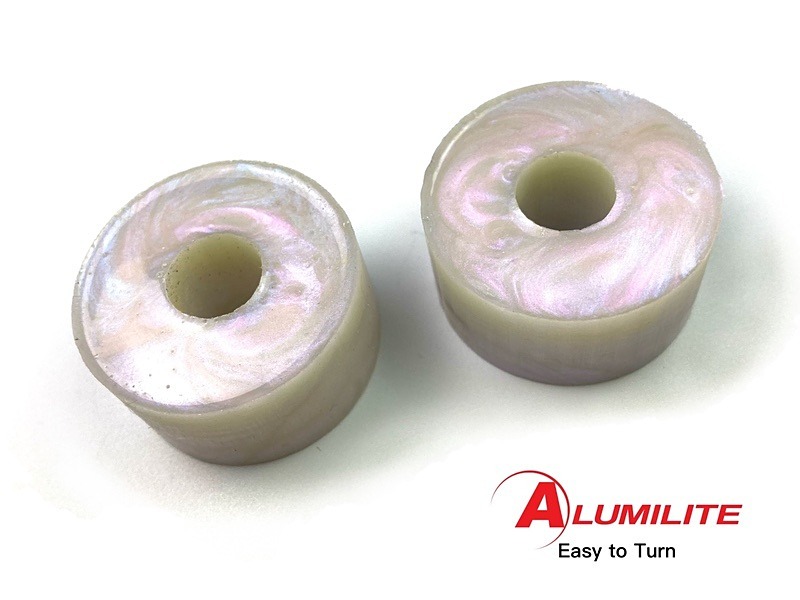 Mother of Pearl Alumilite Resin/Acrylic Artisan Ring Blanks