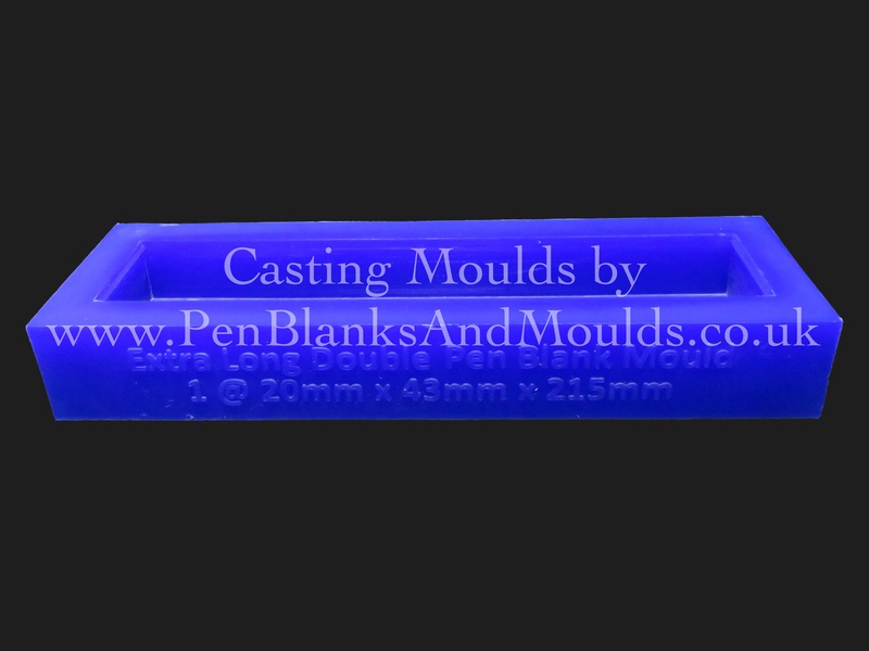 Extra Long Double Silicone Pen Blank Mould for Kitless Pen Turners