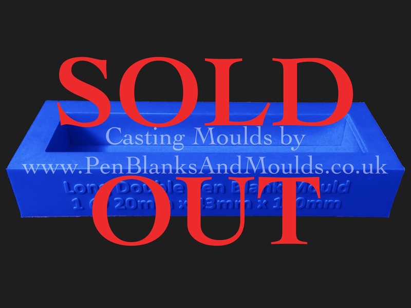 Long Double Silicone Pen Blank Mould