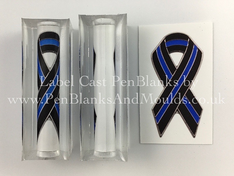 Thin Blue Line Ribbon Pen Blank