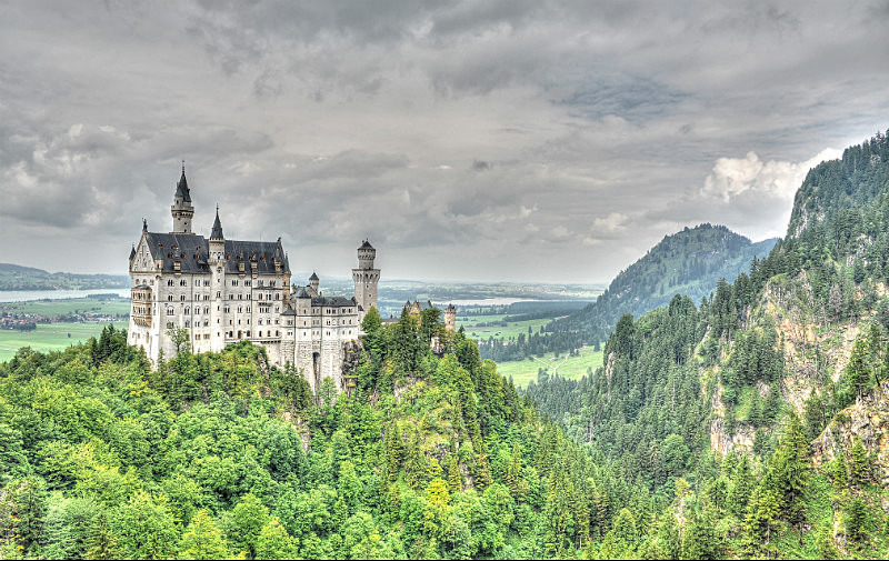 Neuschwanstein Castle Bavaria - HDR Photography