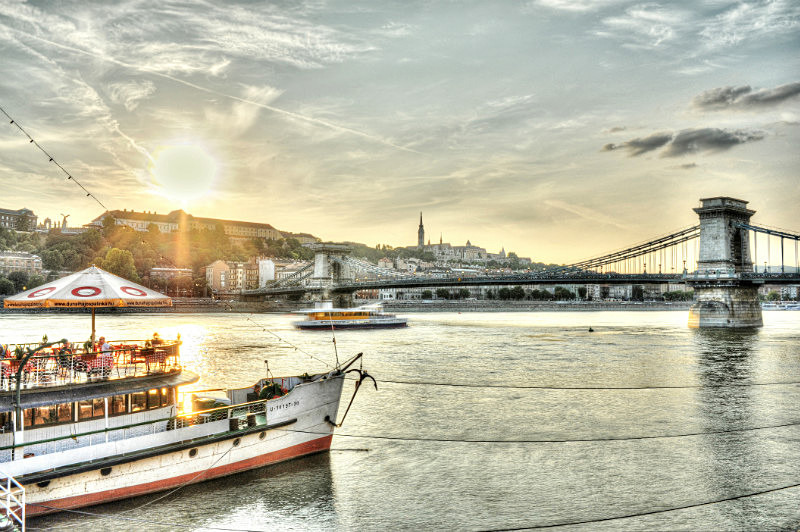 Budapest Hungary Danube - HDR Photography