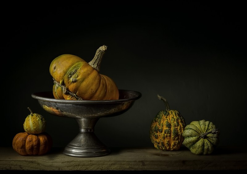 Decorative Gourds - Still Life