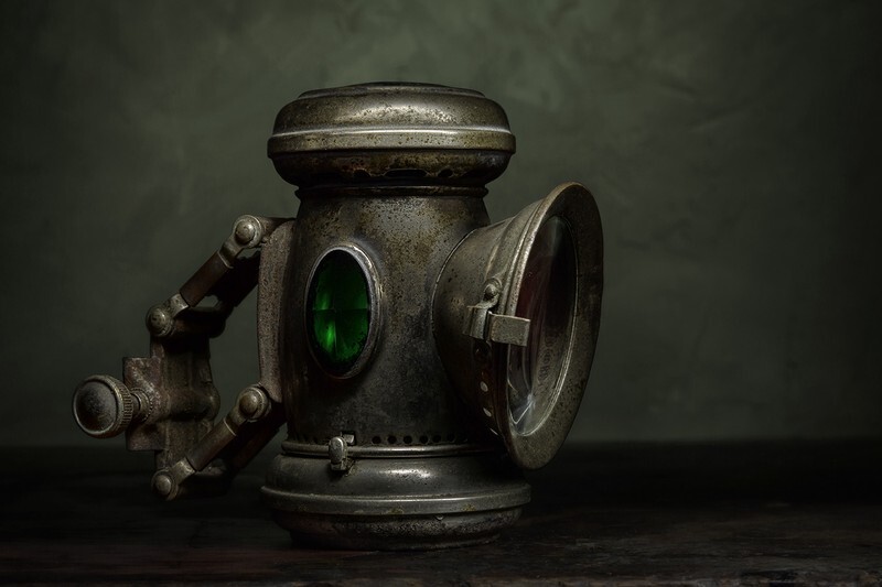 Vintage Cycle Lamp - Still Life