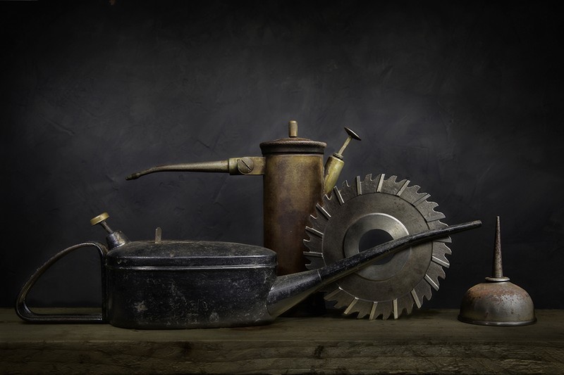 The Cutter and the Cans - Still Life