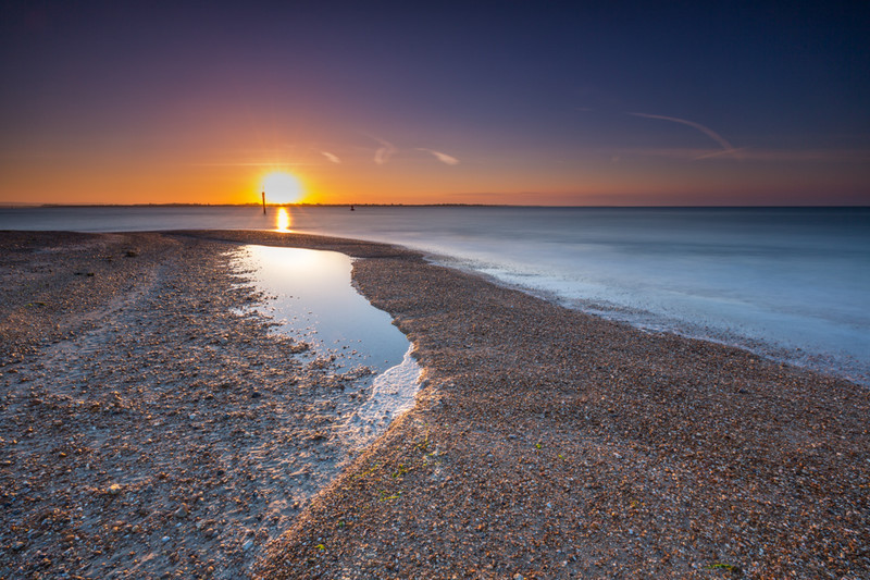 Eastoke Sunrise from the Beach, Hayling Island - Hayling Island Area