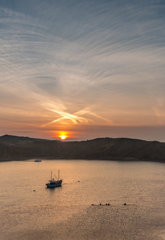 Lulworth Cove March Sunrise - Dorset Seascapes