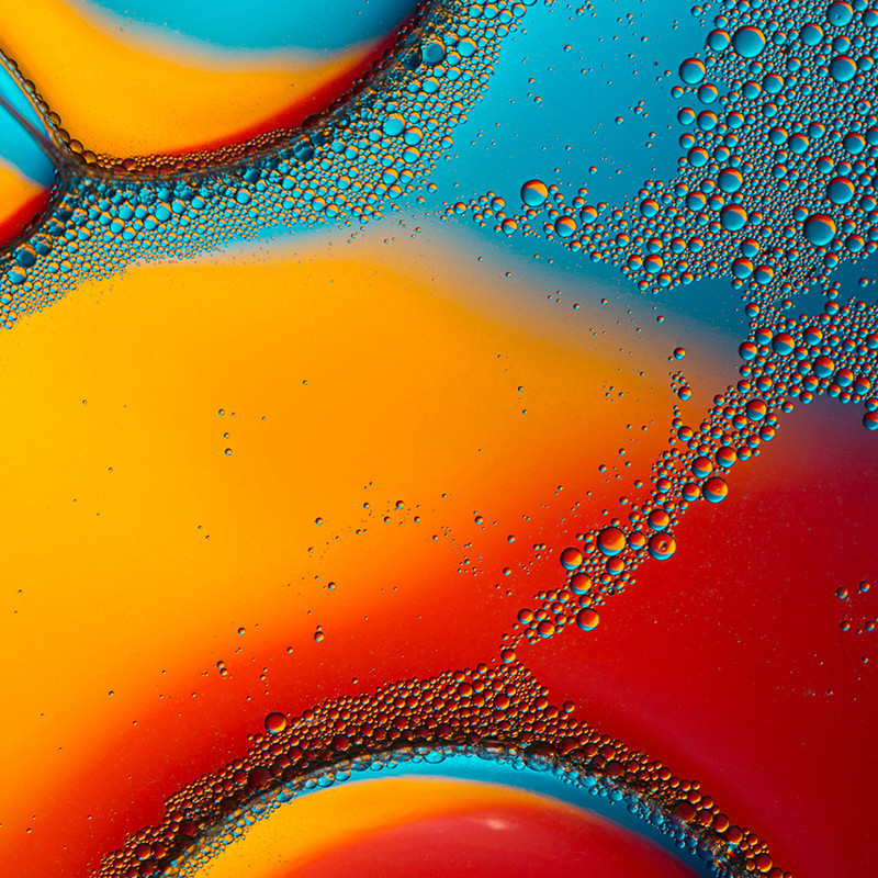 Oil in Water (Square Version) - Creative Studio & Fine Art