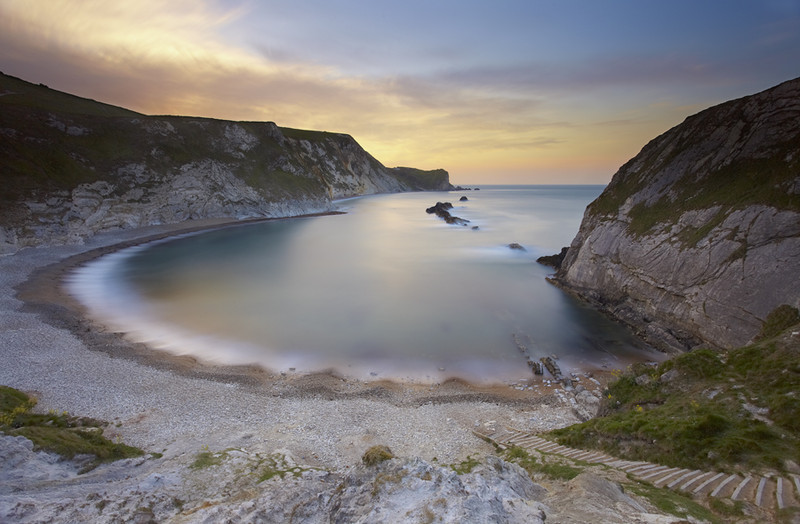 Man O War Bay Sunrise, Dorset