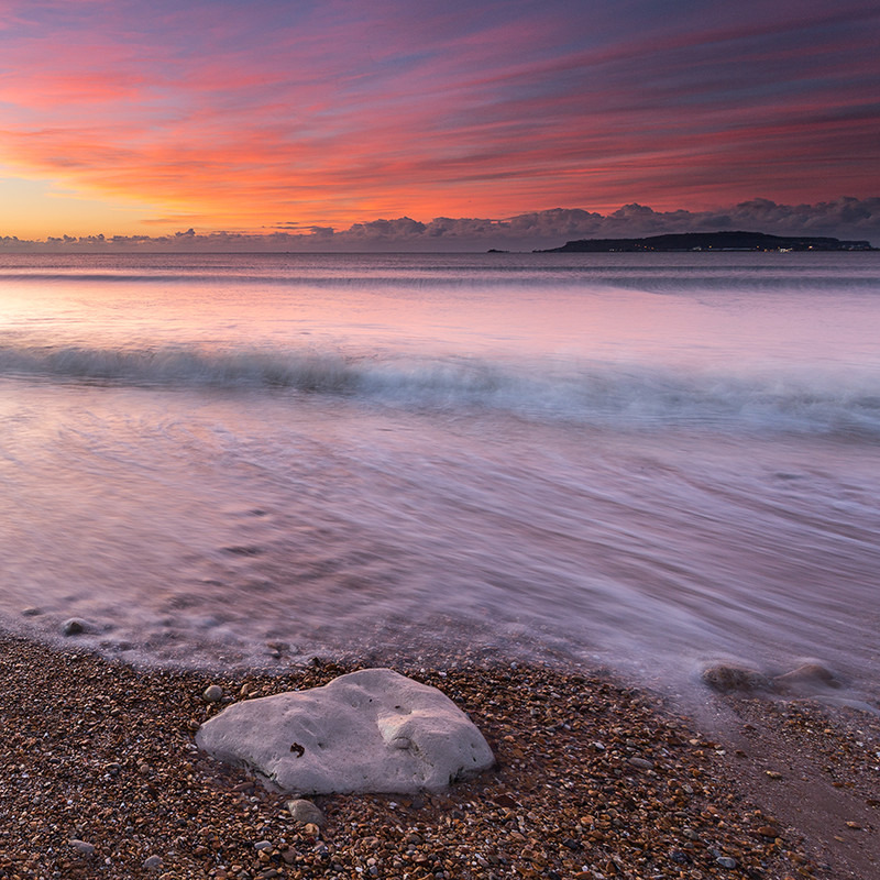 Bowleaze Cove Autumn Sunrise, Dorset - Dorset Seascapes