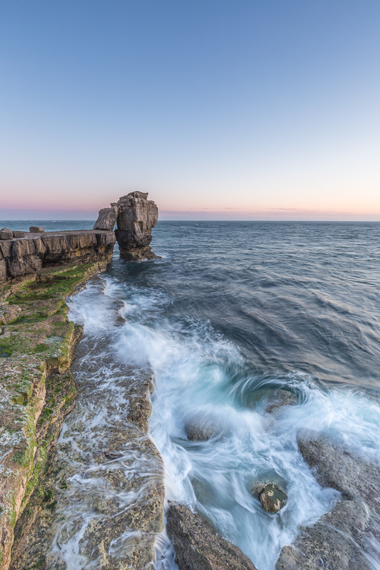 Pulpit Rock Sunset in April, Dorset - Dorset Seascapes
