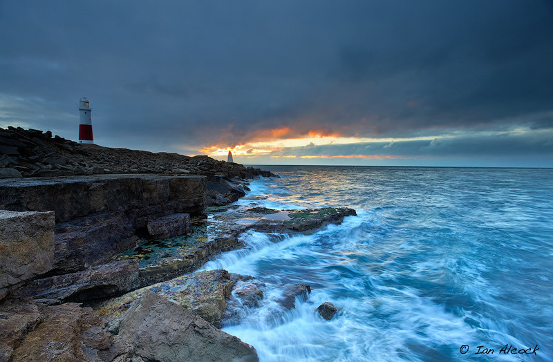 Sunrise on the Rock - Portland Bill - Dorset Seascapes