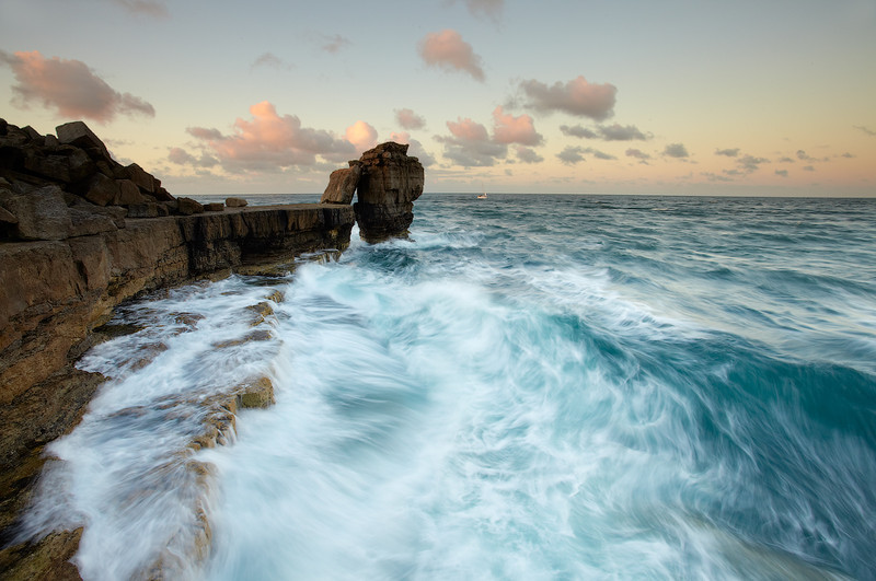 Early Morning at Pulpit Rock, Portland - Dorset Seascapes