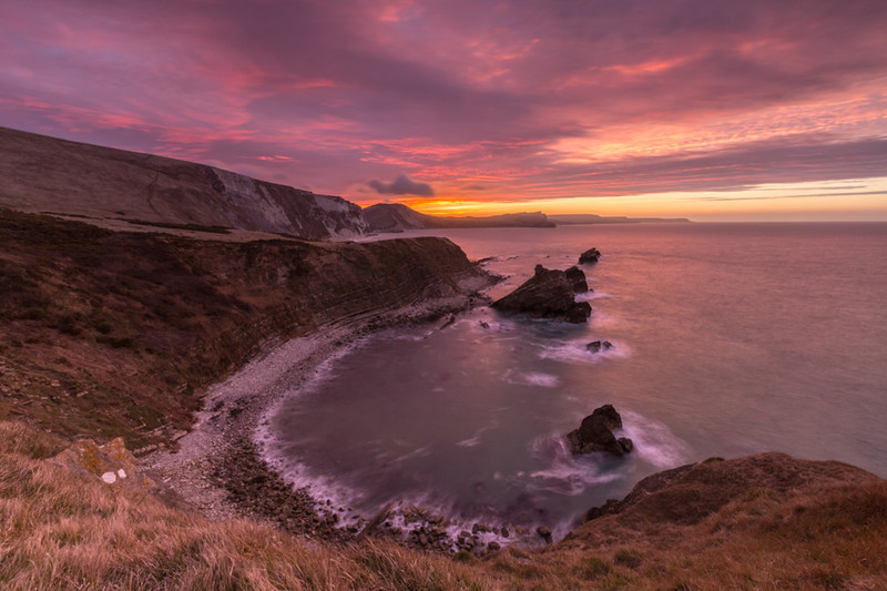 Dawn over Mupe Bay, Dorset - Dorset Seascapes
