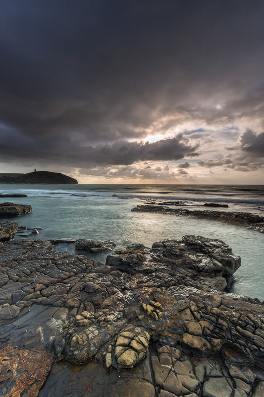 Kimmeridge Bay, Storm passing over - Dorset Seascapes