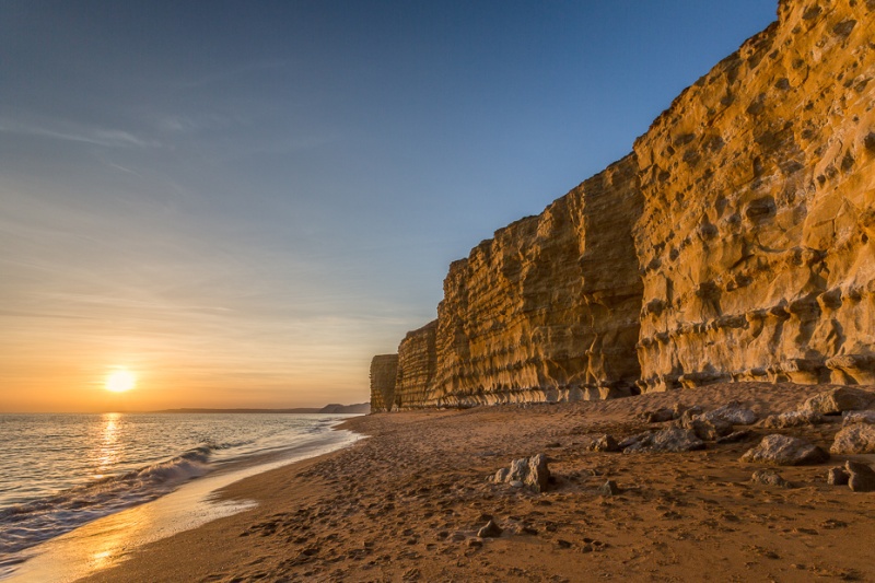 Burton Bradstock Golden Hour, Dorset - Dorset Seascapes