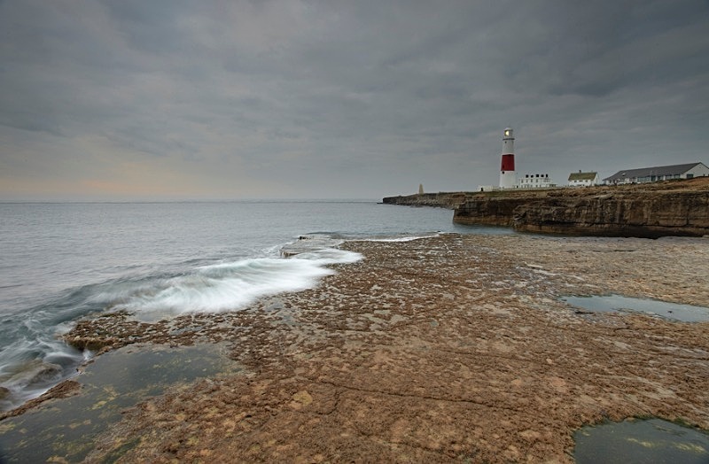 Moody Sunrise at Portland Bill - Dorset Seascapes
