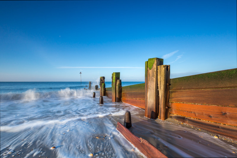 Groynes after Sunrise, Hayling Island - Hayling Island Area