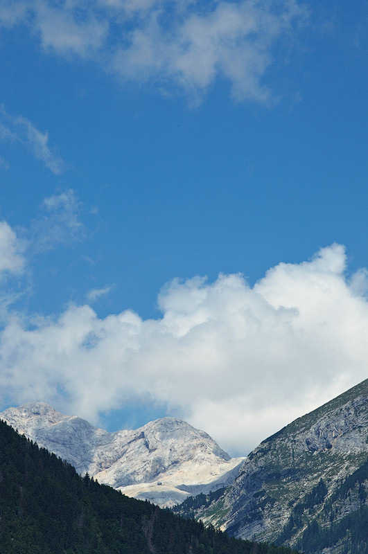 Mountain Scene, Lake Bohinj, Slovenia - European Scenes