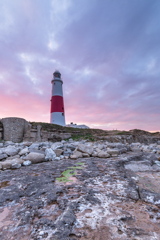 Low Tide at Portland Bill Lighthouse, Dorset