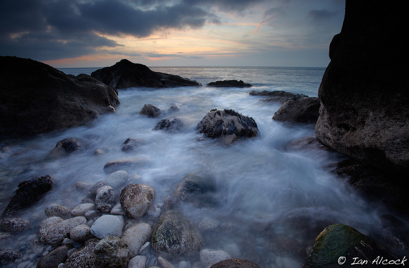 Sunset at West Weares - Dorset Seascapes
