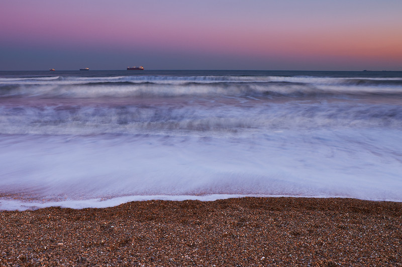 3 Ships - View from Bowleaze towards Weymouth Bay at Sunset - Dorset Seascapes
