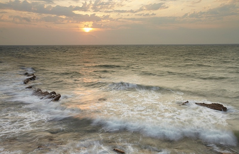 Pevril Point Sunrise - Dorset Seascapes